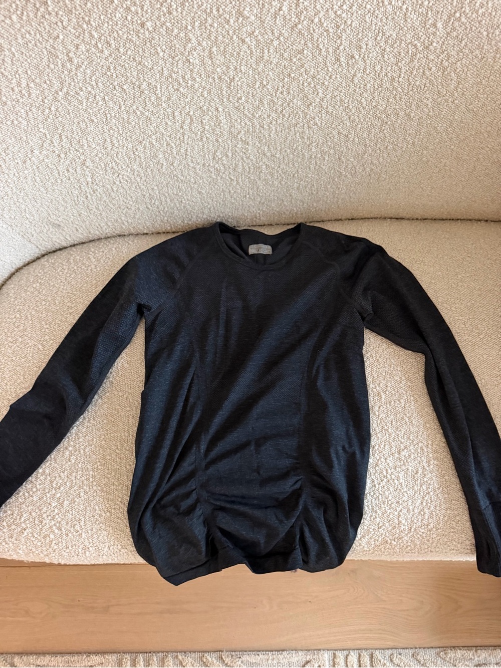 Athleta Women's Long-Sleeve Crew Tee - Black